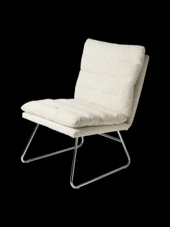 Hot Søstrene Grene Schweiz Loungesessel Mit Bouclé-Stoff Off White