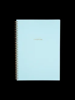 Outlet Søstrene Grene Schweiz Notizbuch Mit Spiralbindung A4 Ice Blue