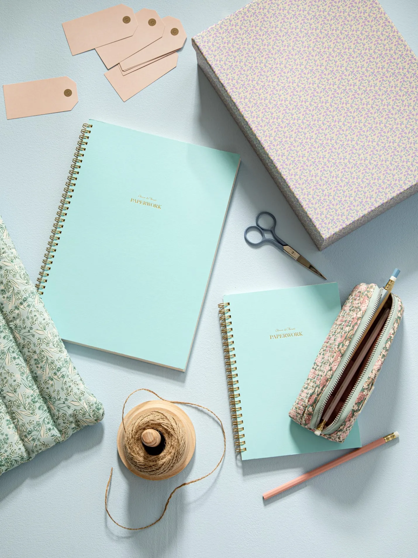 Outlet Søstrene Grene Schweiz Notizbuch Mit Spiralbindung A4 Ice Blue