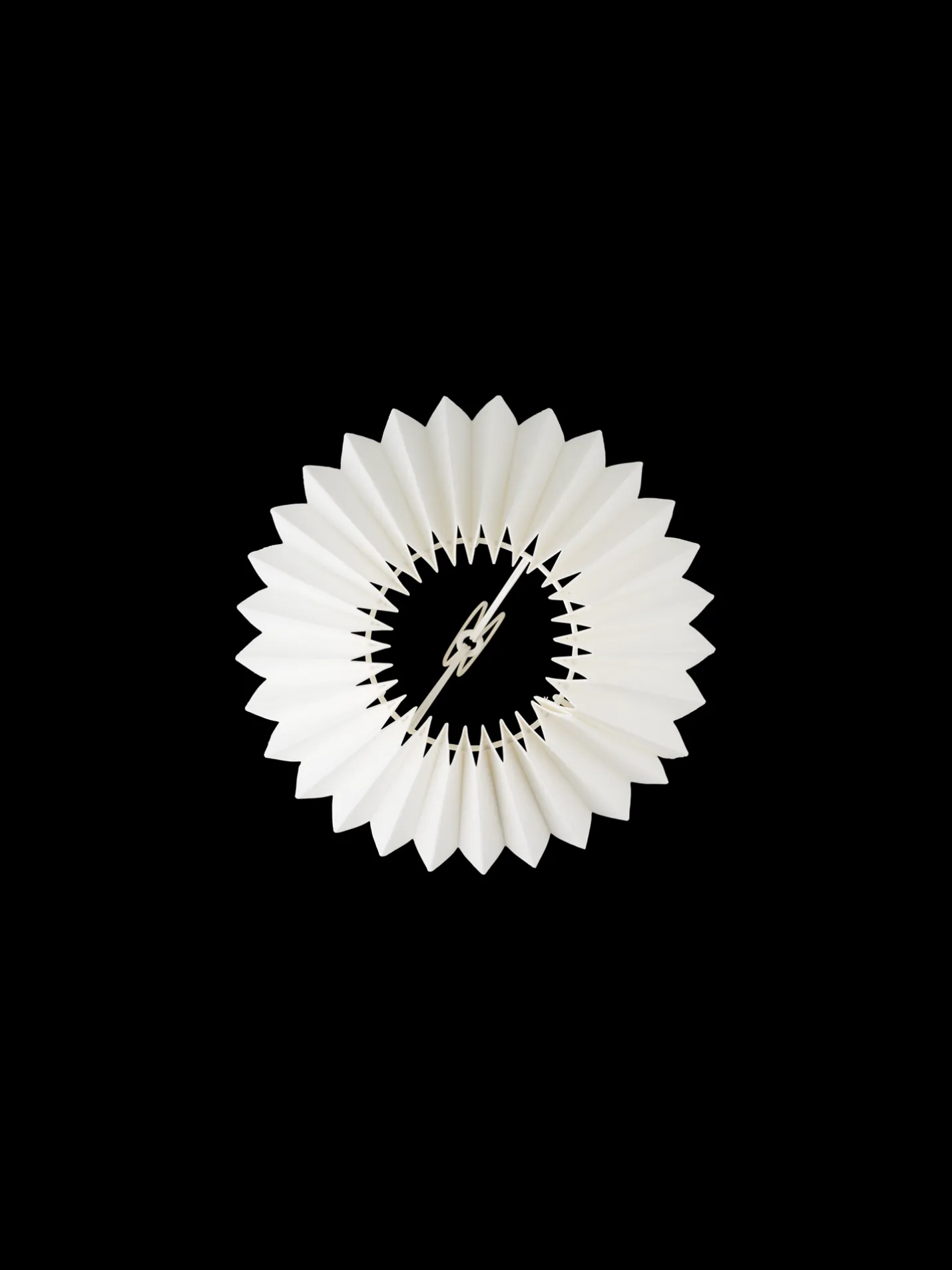 Clearance Søstrene Grene Schweiz Plissierter Lampenschirm White