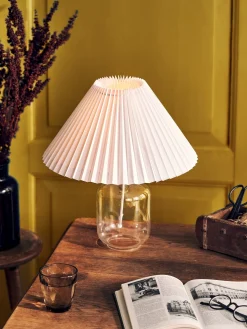 Discount Søstrene Grene Schweiz Plissierter Lampenschirm White
