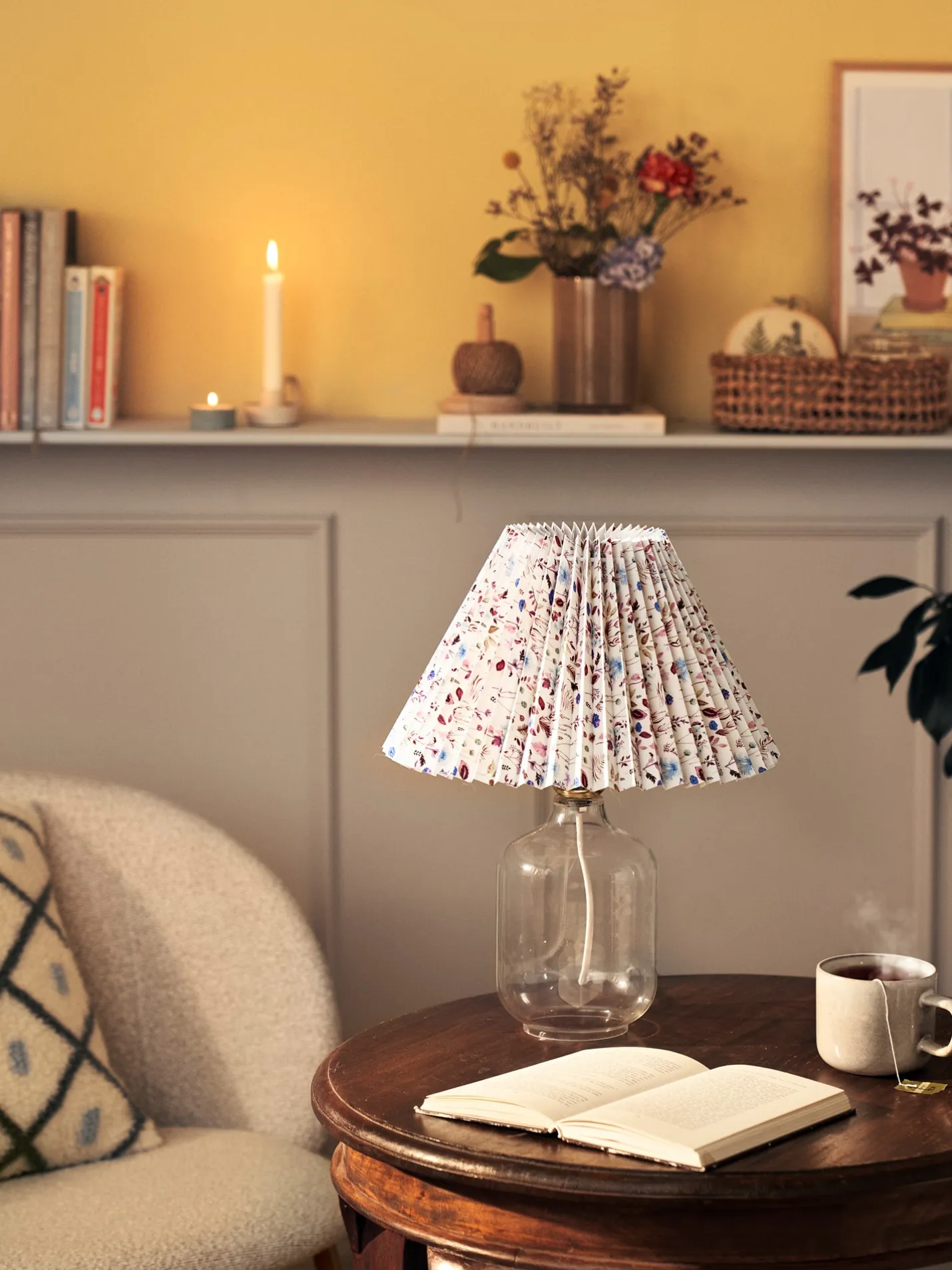 Outlet Søstrene Grene Schweiz Plissierter Lampenschirm Multi