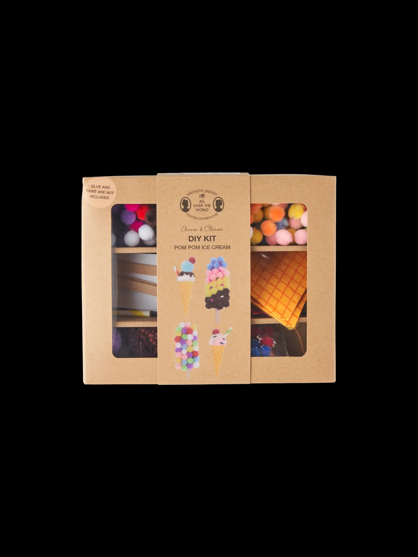 New Søstrene Grene Schweiz Pom-Pom-Eis-DIY-Set Multi