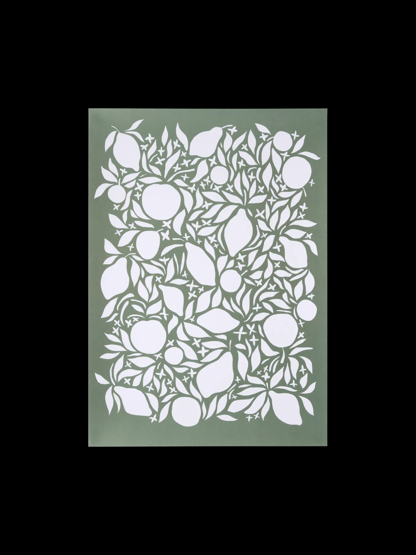 Clearance Søstrene Grene Schweiz Poster A3 Moss Green