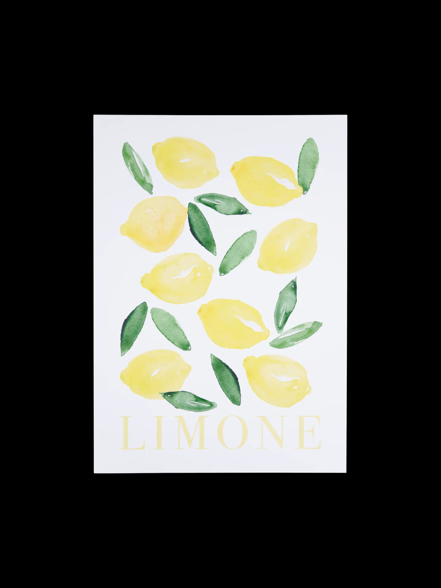 Discount Søstrene Grene Schweiz Poster A3 Yellow