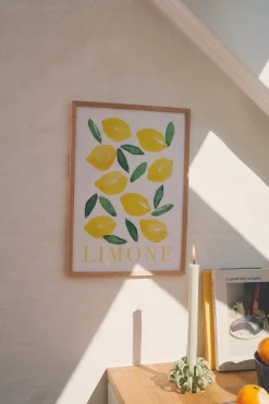 Discount Søstrene Grene Schweiz Poster A3 Yellow