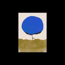 Sale Søstrene Grene Schweiz Poster Blue Flower A3 Sand
