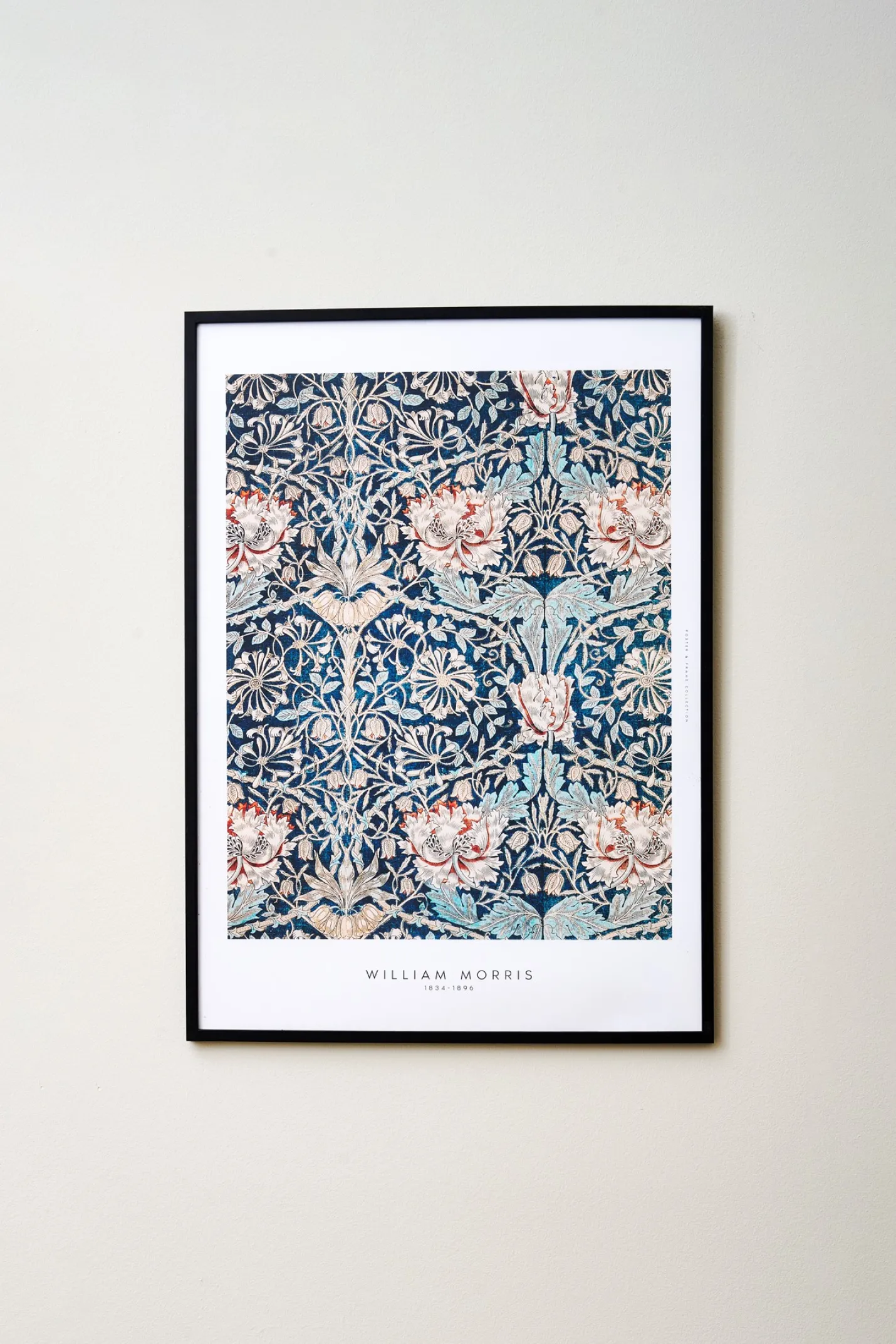 Hot Søstrene Grene Schweiz Poster Blue Flowers 50 X 70 Milky Blue