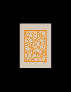 Outlet Søstrene Grene Schweiz Poster Croissants A4 Burned Orange