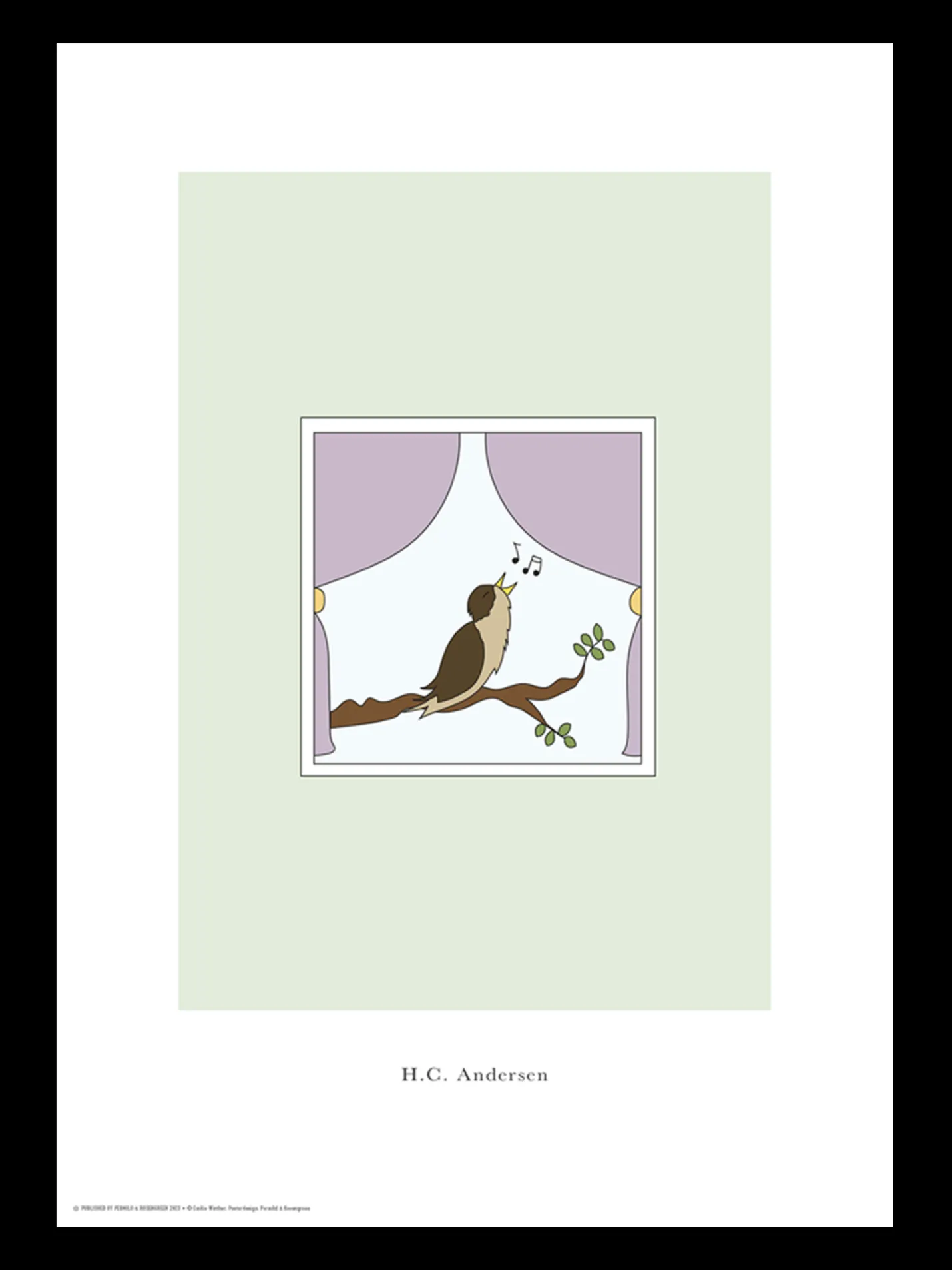Discount Søstrene Grene Schweiz Poster Die Nachtigall A3 Multi