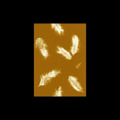 Hot Søstrene Grene Schweiz Poster Feather Dark Mustard 40 X 50 Multi