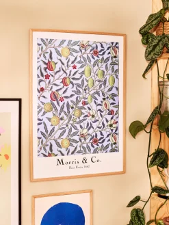 New Søstrene Grene Schweiz Poster Four Fruits 50 X 70 Misty Blue