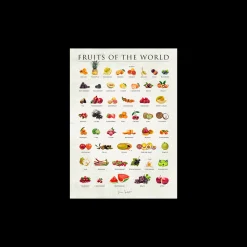 Søstrene Grene Schweiz Poster Fruits Of The World 50 X 70 Multi