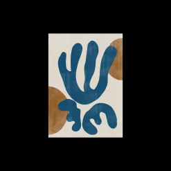 Søstrene Grene Schweiz Poster Modern Plant No. 3 50 X 70 Off White