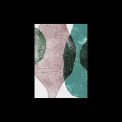 Outlet Søstrene Grene Schweiz Poster Poppy Seed - 2 Cacao/Teal 50 X 70 Multi