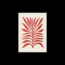 Søstrene Grene Schweiz Poster Red Branch / Lino Print A3 Tomato Red