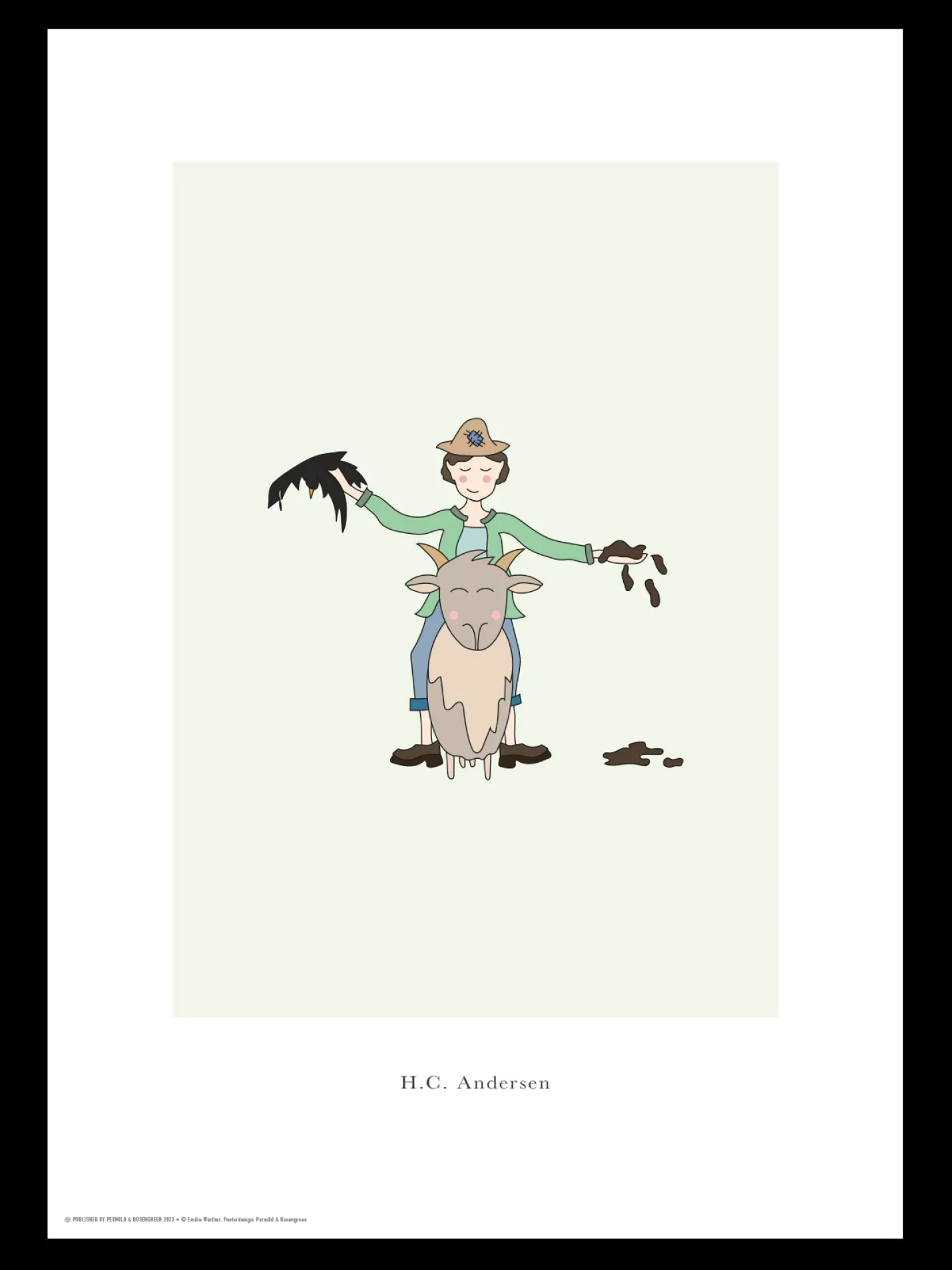 New Søstrene Grene Schweiz Poster Tölpel-Hans A3 Multi