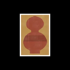 Best Søstrene Grene Schweiz Poster Vase No. 5 A3 Mocha