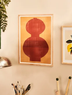 Best Søstrene Grene Schweiz Poster Vase No. 5 A3 Mocha