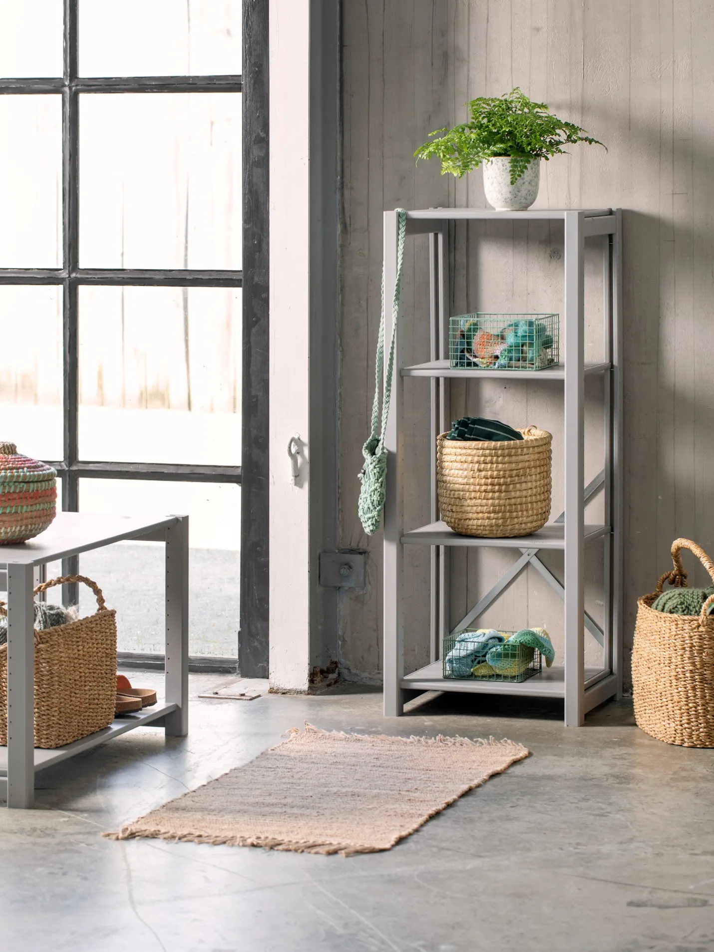 Clearance Søstrene Grene Schweiz Regal Silver Grey