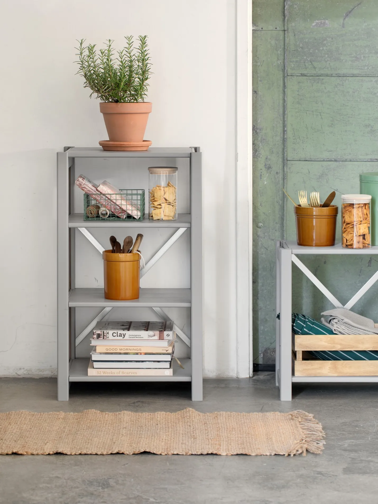 Discount Søstrene Grene Schweiz Regal Silver Grey