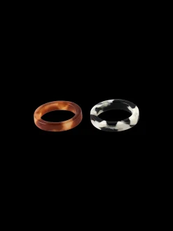 Outlet Søstrene Grene Schweiz Ringe 2er-Pack Chocolate