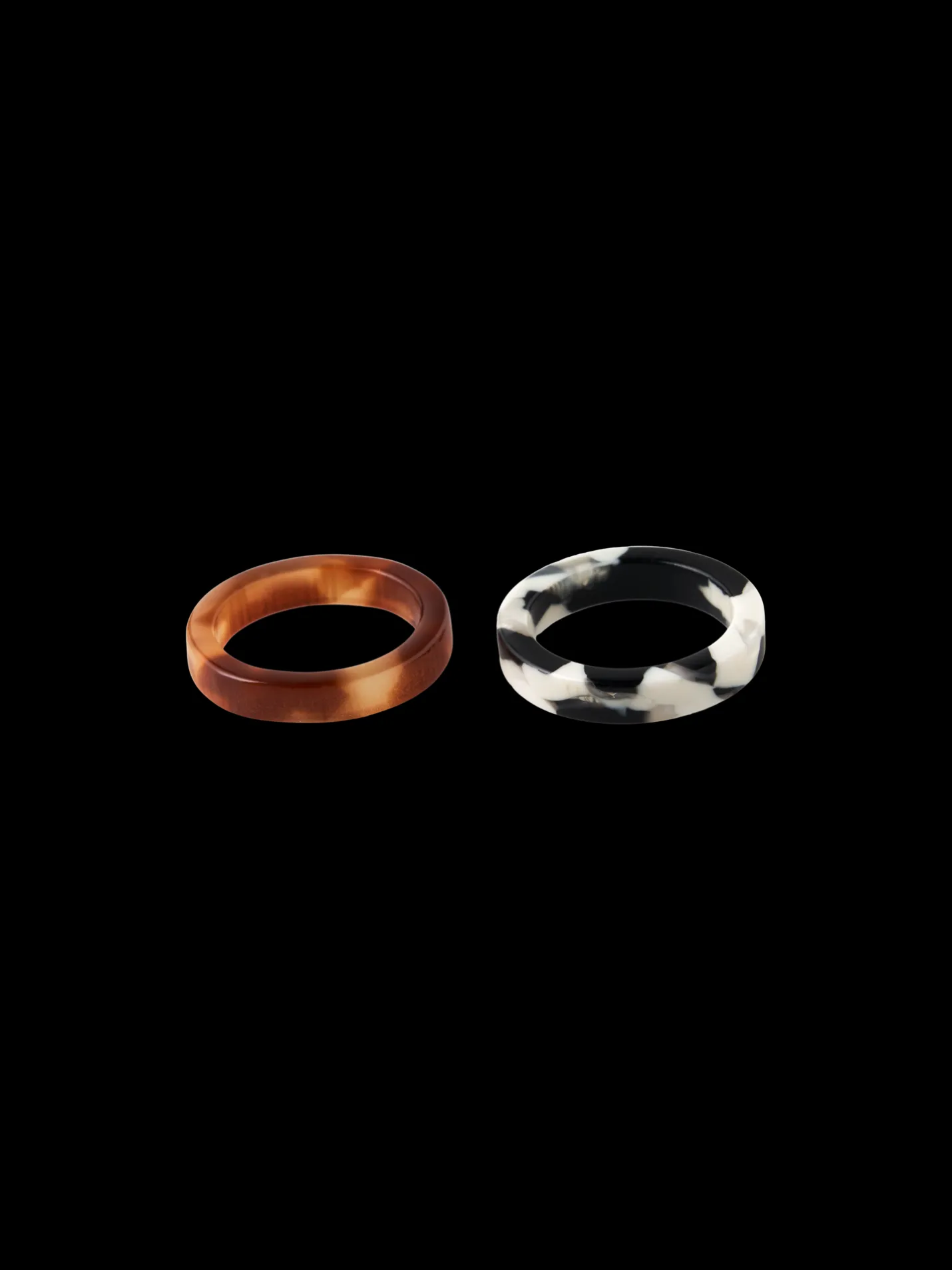Outlet Søstrene Grene Schweiz Ringe 2er-Pack Chocolate