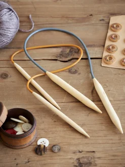 Online Søstrene Grene Schweiz Rundstricknadel 8 mm Nature