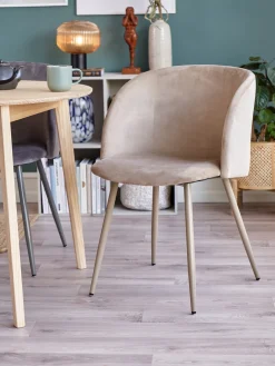 New Søstrene Grene Schweiz Samtstuhl Sand