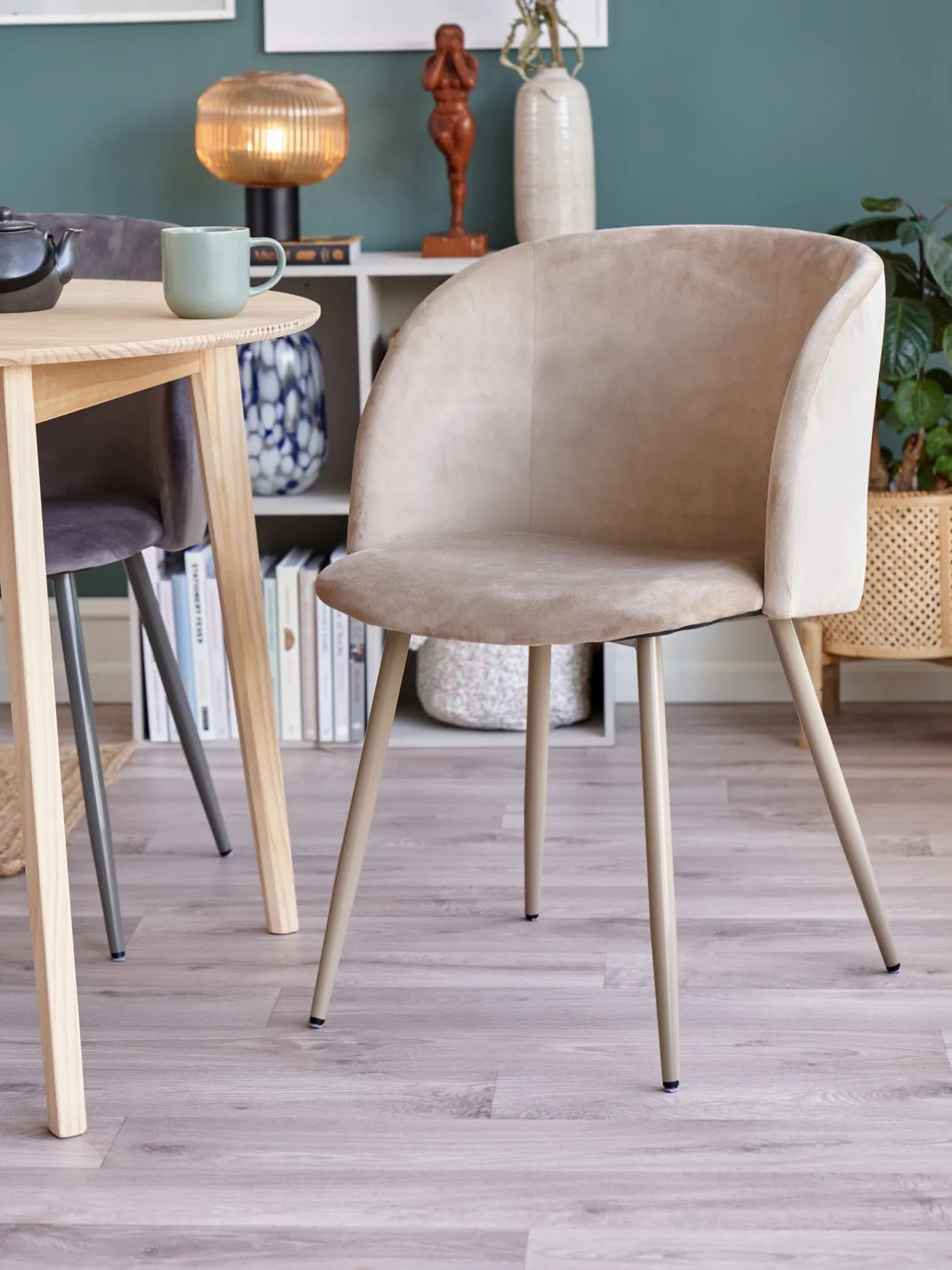 New Søstrene Grene Schweiz Samtstuhl Sand