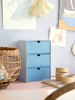Outlet Søstrene Grene Schweiz Schreibtisch-Organiser Misty Blue