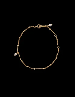 Online Søstrene Grene Schweiz Simple Perlenarmband Gold