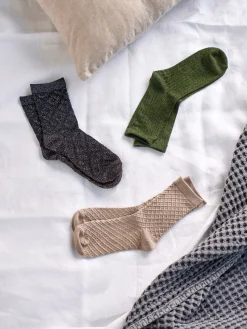 Søstrene Grene Schweiz Socken 36/38 3er-Pack Multi