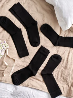Clearance Søstrene Grene Schweiz Socken 5er-Pack 39/42 Black