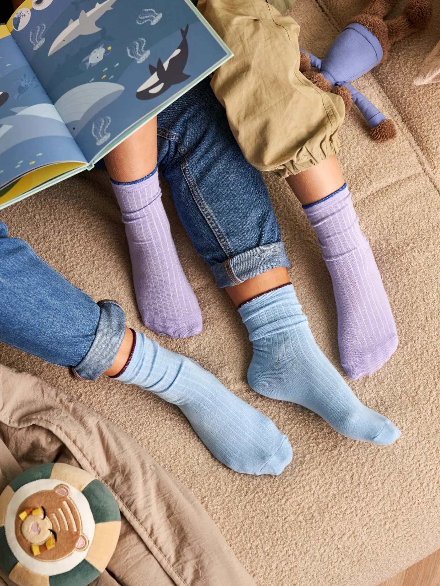 New Søstrene Grene Schweiz Socken 5er-Pack 39/41 Multi