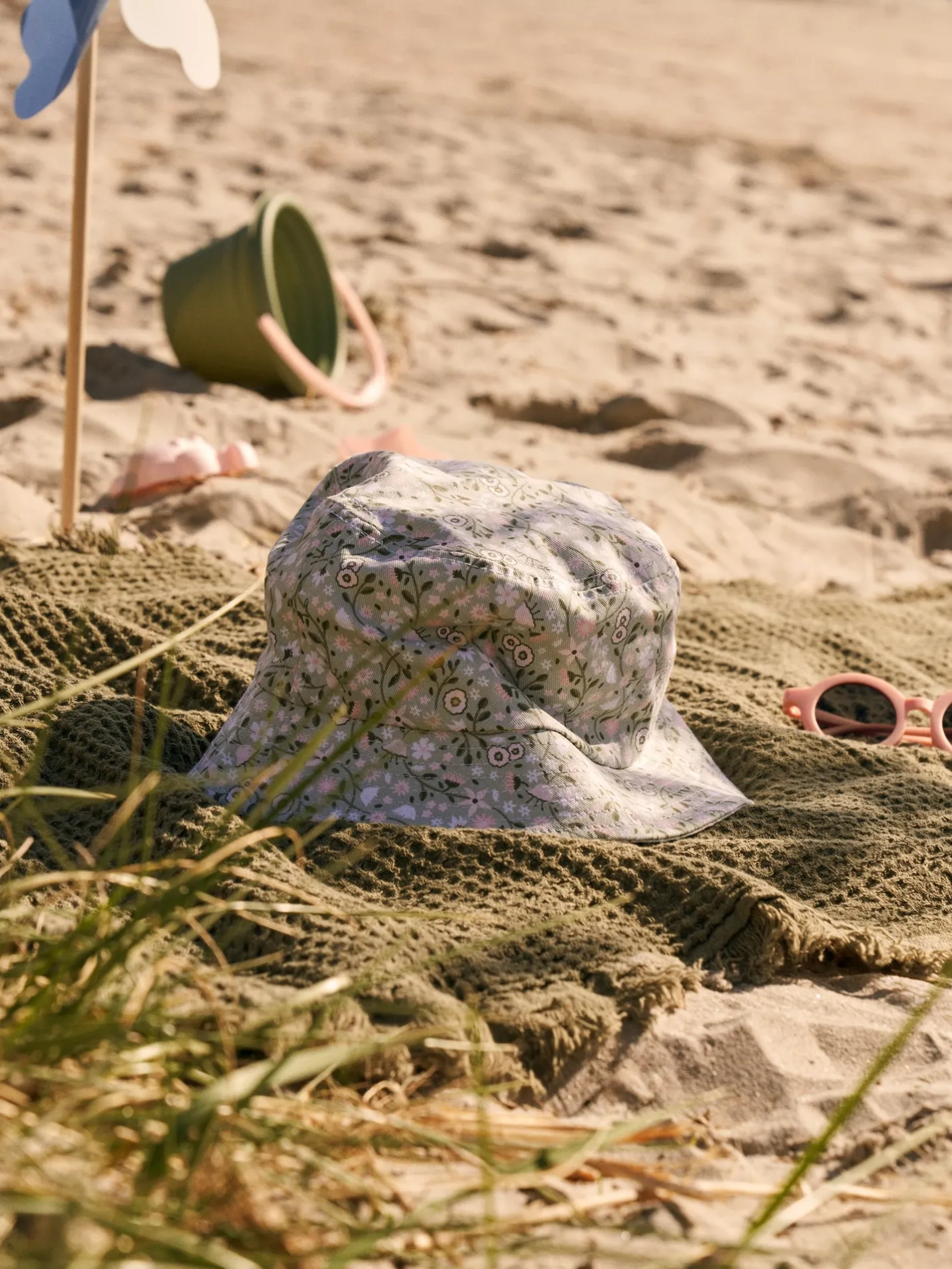 Online Søstrene Grene Schweiz Sonnenhut Für Kinder Dusty Green
