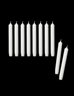 New Søstrene Grene Schweiz Stabkerzen 19 Cm 10 Stck White