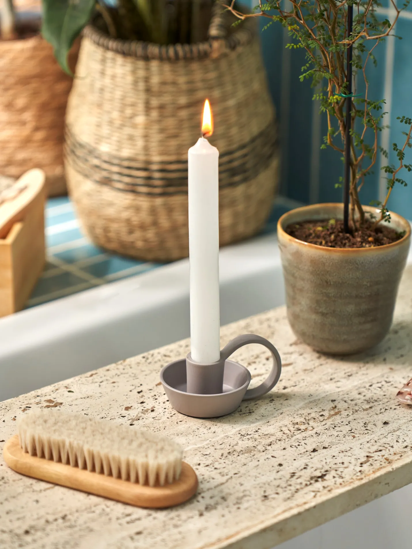 New Søstrene Grene Schweiz Stabkerzen 19 Cm 10 Stck White