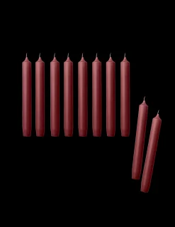 Discount Søstrene Grene Schweiz Stabkerzen 19 Cm 10er-Pack Bordeaux
