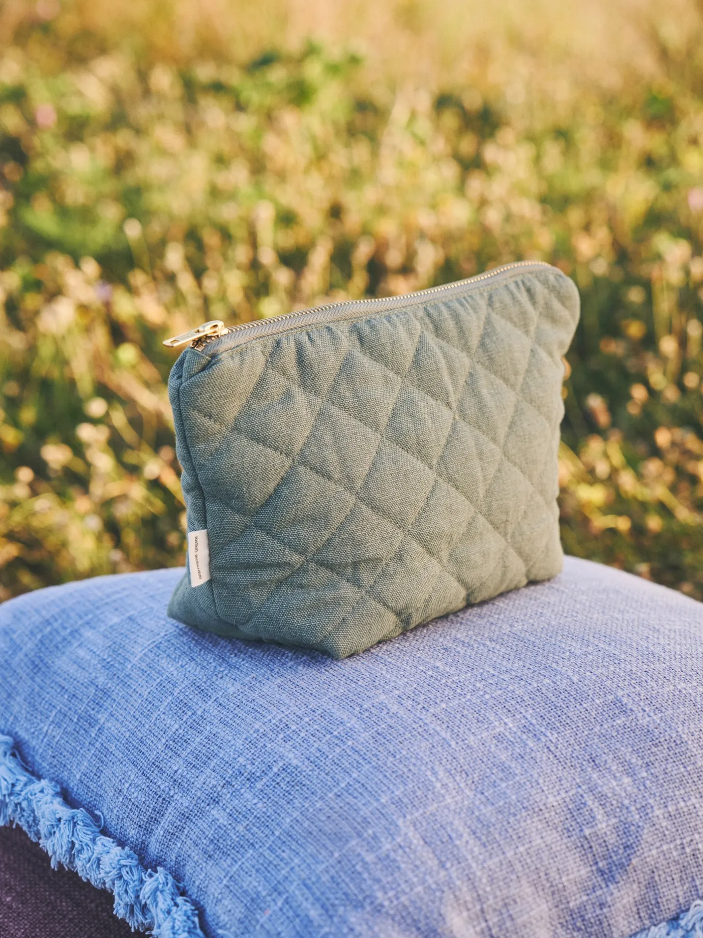 Discount Søstrene Grene Schweiz Stepptäschchen Groß Moss Green