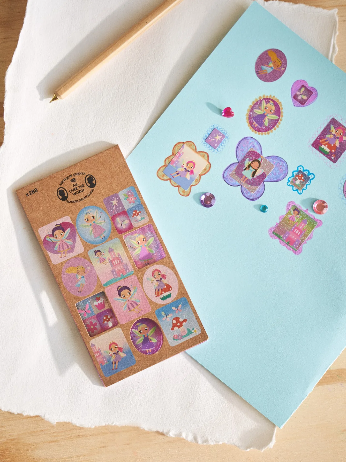 Online Søstrene Grene Schweiz Stickeralbum Rose