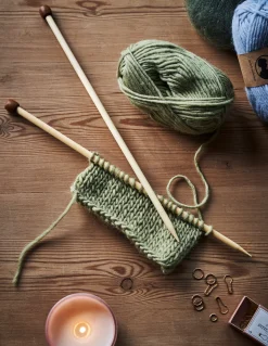 New Søstrene Grene Schweiz Stricknadeln 8 Mm Nature