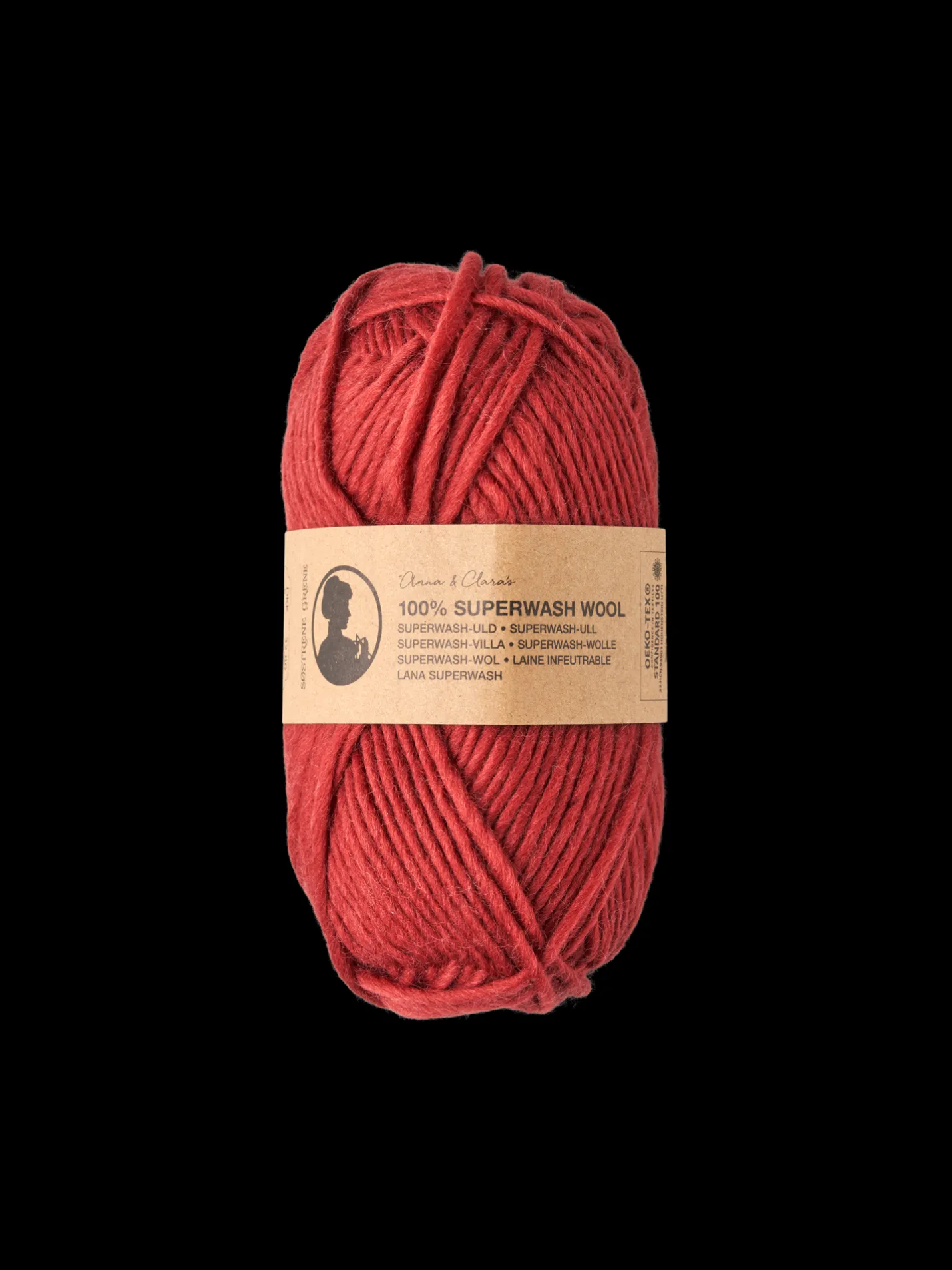 Clearance Søstrene Grene Schweiz Strickwolle Red