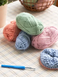 New Søstrene Grene Schweiz Strickwolle Peach