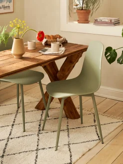 Søstrene Grene Schweiz Stuhl 2er-Pack Moss Green