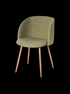 Sale Søstrene Grene Schweiz Stuhl Mit Bouclé-Stoff Olive Green
