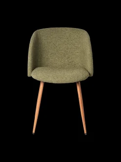 Sale Søstrene Grene Schweiz Stuhl Mit Bouclé-Stoff Olive Green