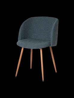Søstrene Grene Schweiz Stuhl Mit Bouclé-Stoff Blue