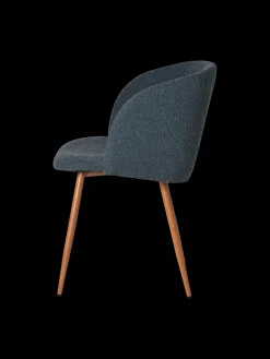 Søstrene Grene Schweiz Stuhl Mit Bouclé-Stoff Blue