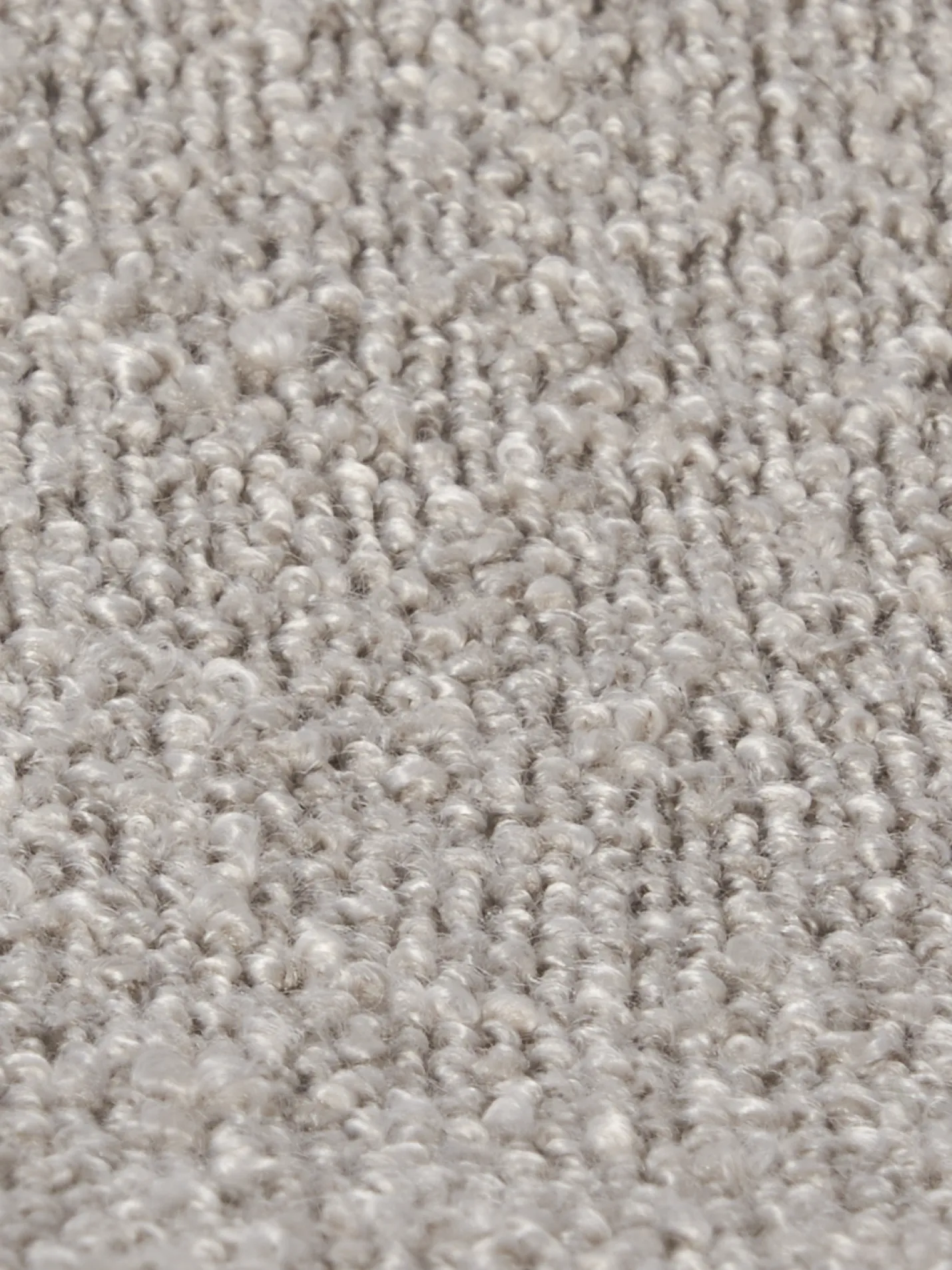 Clearance Søstrene Grene Schweiz Stuhl Mit Bouclé-Stoff Off White